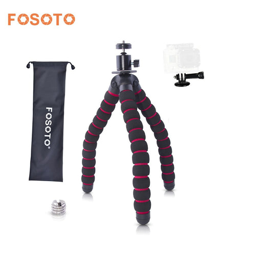 fosoto Large Octopus Gorillapod Digital Camera Smartphone Mini Tripod Stand Flexible Grip& Mount Ball Head For Gopro Nikon DSLR