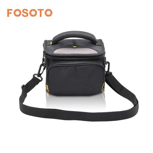 fosoto DSLR Shoulder Bags Digital Video Photo Camera Travel Case Bag with Waterproof Rain Cover for Canon Nikon SLR D3400 D3100
