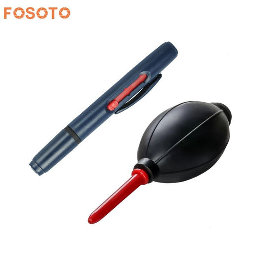 fosoto 2in1 Air Blaster Blower Cleaning Set for DSLR Cameras Lens and Sensitive Electronics