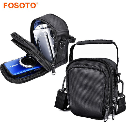 fosoto WeatherProof Camera Case Bag For Canon HDV-Z20 DV Bag For Panasonic Lumix DC TZ200 TZ90 DMC TZ100 For SONY PJ670 PJ675